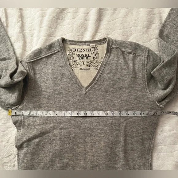 Vintage Diesel Royal Rock Diamond wool sweater unisex size L